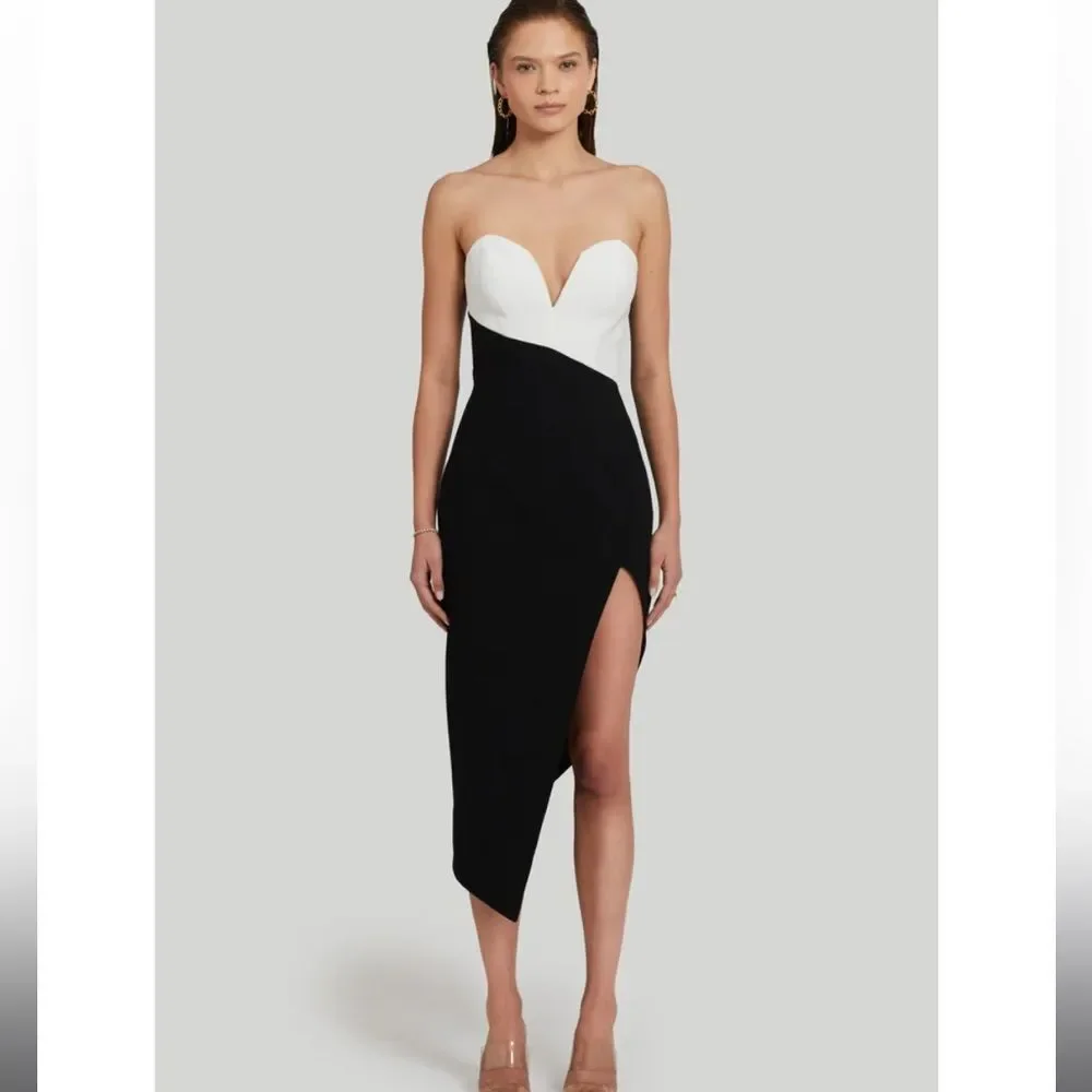 AMANDA UPRICHARD SOIRÉE ASYMMETRICAL DRESS - Picture 5 of 17